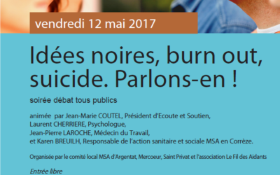 Idées noires, burn out, suicide. Parlons-en ! – Mercoeur