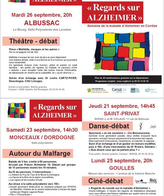 Regards sur Alzheimer – Albussac – Monceaux – St Privat – Goulles